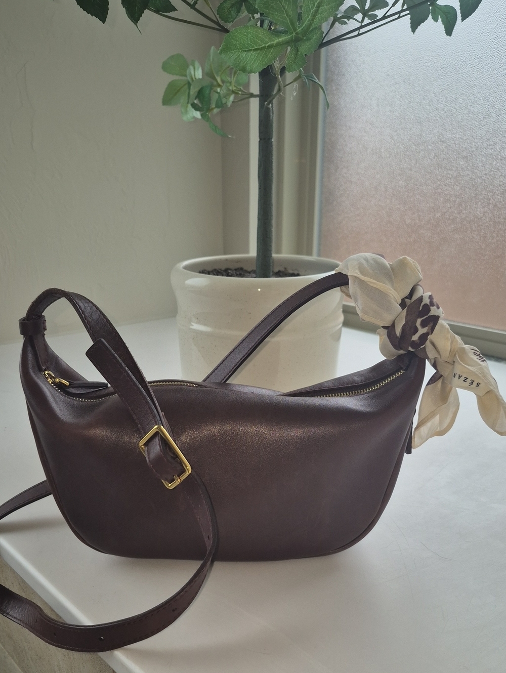 Madewell Crossbody Bag In Chocolate Brown